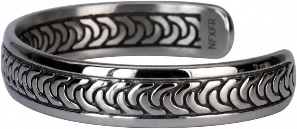 Næxon 316 Stainless Steel Cuff Bracelets — Dime Stack Small product photo