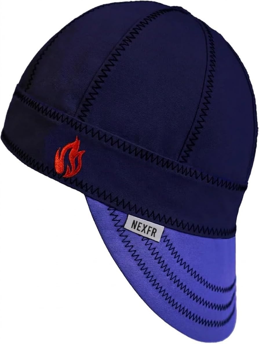 Næxon 8-Panel FR Welding Cap — Navy/Blue product photo