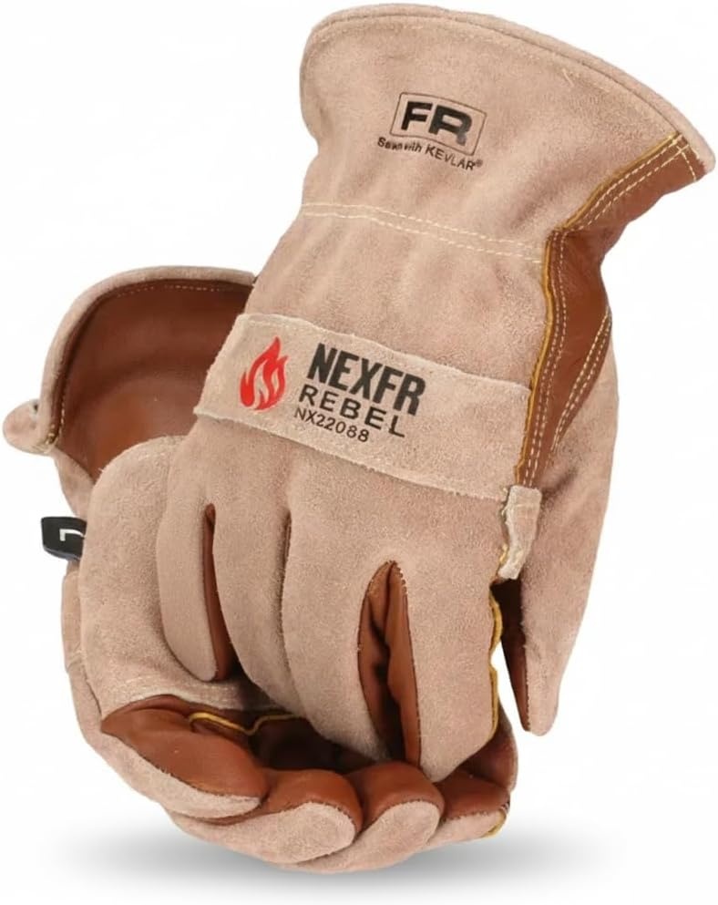 Næxon Rebel Utility & Welding Gloves — Brown product photo